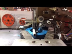 Automatic PLC coiling and wrapping machine