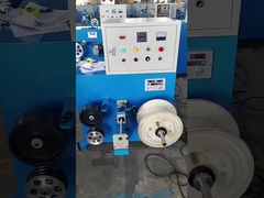 Doppelkopf-Aufnahmegerät mit Spannungstraktion und automatischer Drahtanordnung.