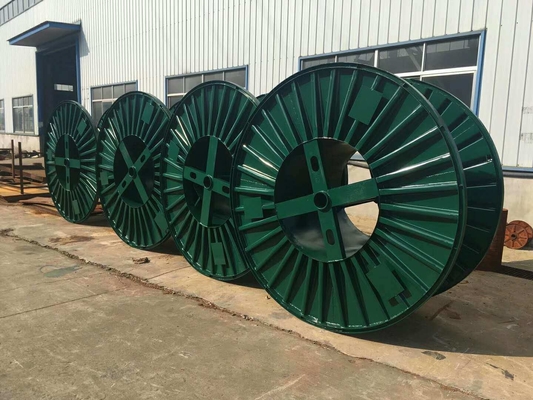Industrielle Stahlkabeltrommel runzelte Bobbin For Stranding Machine