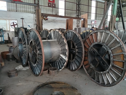 Industrielle Stahlkabeltrommel runzelte Bobbin For Stranding Machine