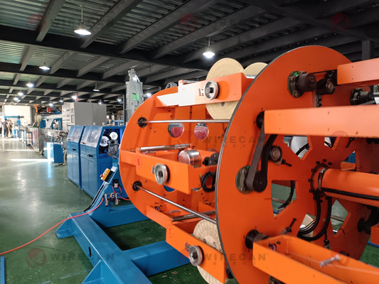 φ90 Optical Fiber Cable Sheath Extrusion Line: Hochleistungskabelherstellungslösung