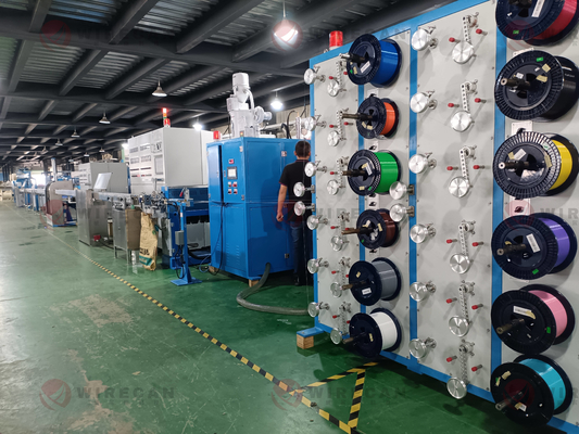 WRK-50 Loose Tube Extrusion Line -- Hochgeschwindigkeitsoptische Faserkabelherstellung