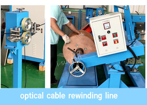 Sgs-Kabel-umwickelnde Maschine, 50HZ verkabeln Rückspulenmaschine mit Meter-Zähler