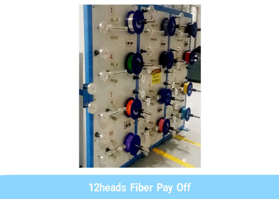 300m / Min Optic Fiber Buffering Line für PBT-Beschichtungs-Zentralrohr-Kabel