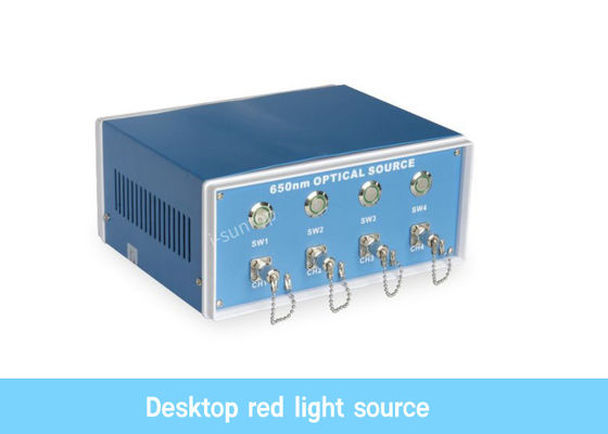 Kanal-rotes Lichtquelle-Maschinen-Faser-Verbindungskabel des Desktop-vier, das Maschine herstellt