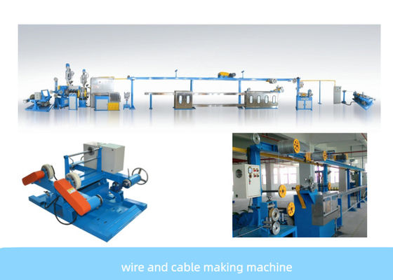 Doppelschicht 40HP PVC-Kabel-Extruder-Maschinen-Kabel-Verdrängungs-Linie