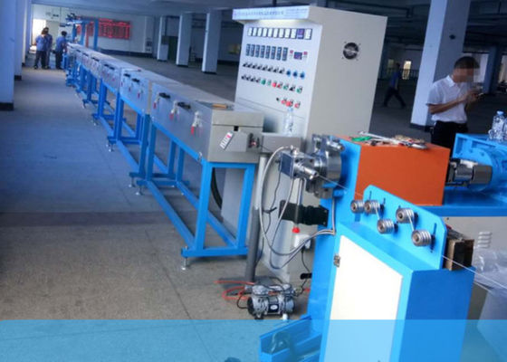 Draht-Produktionsmaschine-Silikon-Kabel-Verdrängungs-Linie 15kw 90kg/H