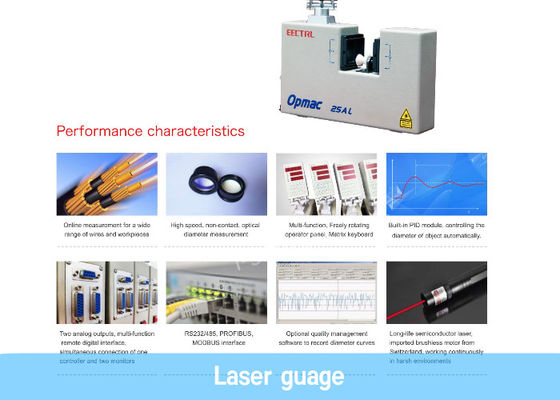 AC240V Laser-Durchmesser-Messgerät-Kabel-Herstellungs-Ausrüstungs-Kabel-Verdrängungs-Linie