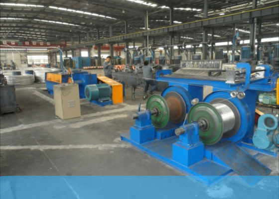 nehmen silberne Drahtziehen-Maschine 75kw 13die mit automatischem Doppel auf