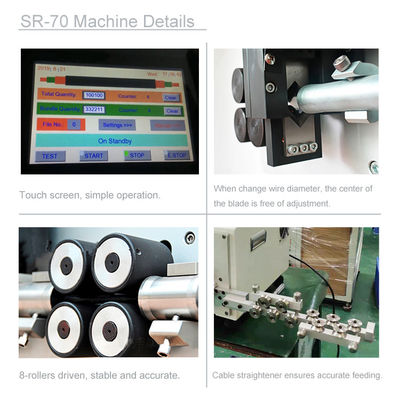 Rad-Art 600W-Draht abstreifende und Kräuselungsmaschine automatisch