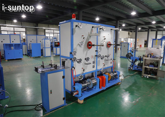 1-12 Kerne FTTH Outdoor Indoor Drop Cable Manufacturing Machine