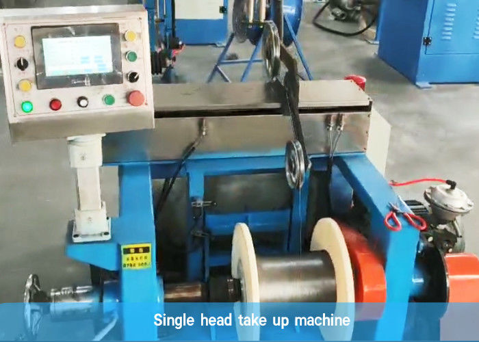 Einzelne Stahl-Draht-EVA Coating Machine Fiber Optic-Kabel-Fertigungsstraße des Kopf-21kw